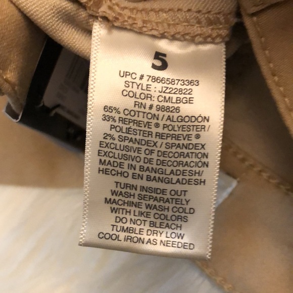 NWT Girl's Jordache Super Skinny Khaki Type Pants - Picture 12 of 12